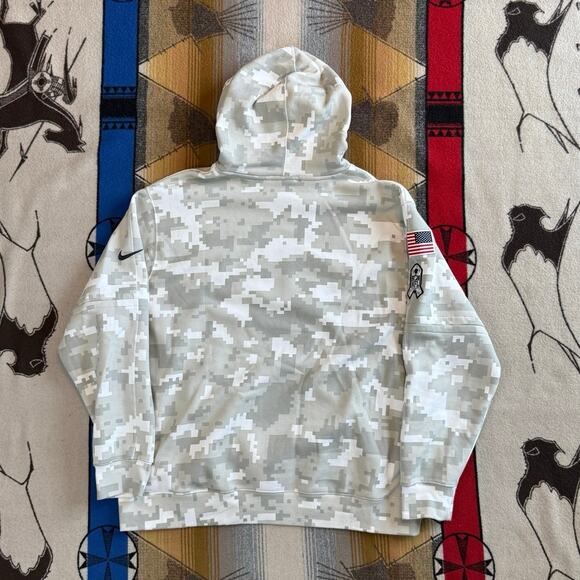 Nike 2024 Detroit Lions Salute To Service Size 2XL Fleece Pullover Hoodie NFL - Picture 6 of 11